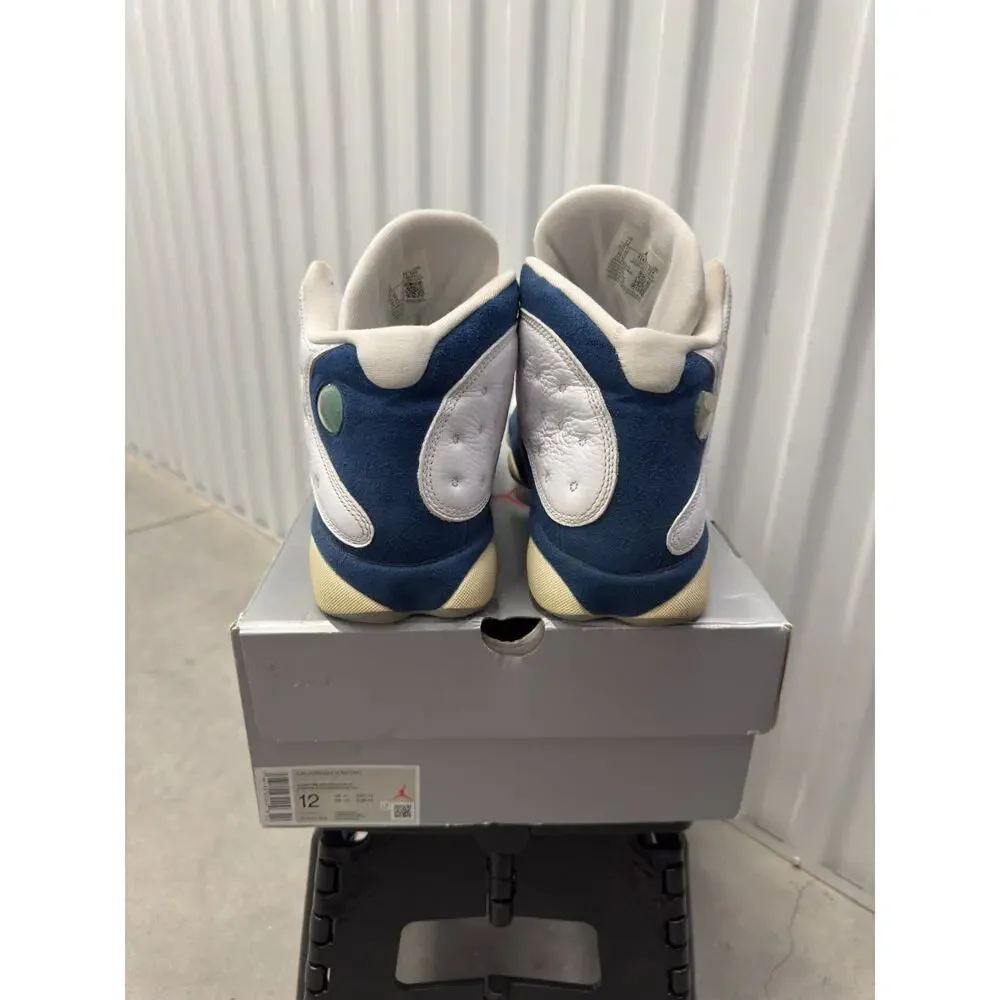 Nike Air Jordan 13 French Blue White Fire 2022 Size 12 Men's - 414571-164